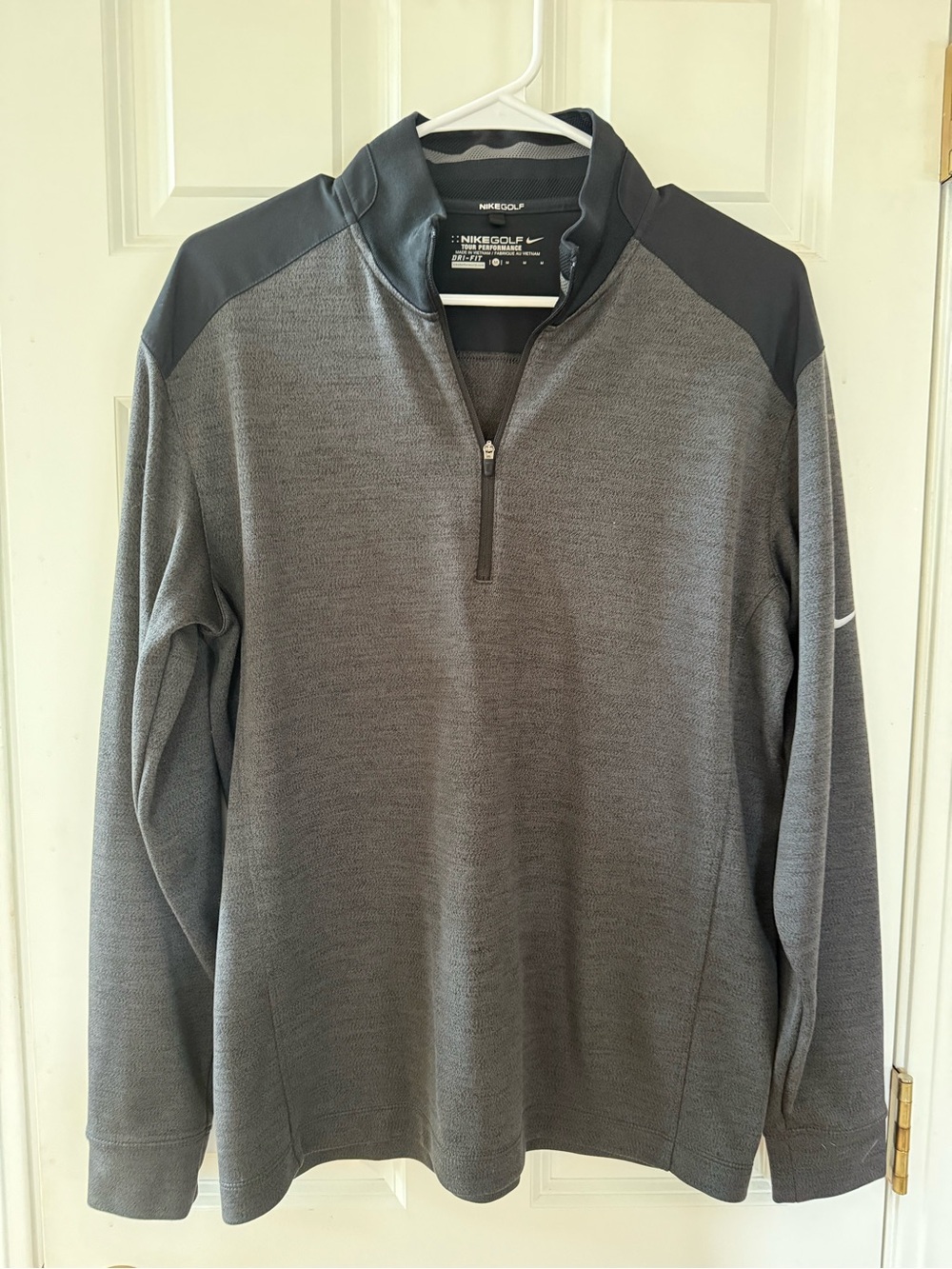 Nike Golf Grey Quarter-Zip Pullover Jacket